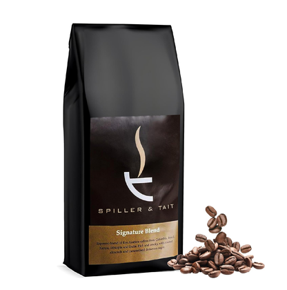 Premium Spiller & Tait Signature Blend Coffee Beans 1kg - Award Winning Espresso