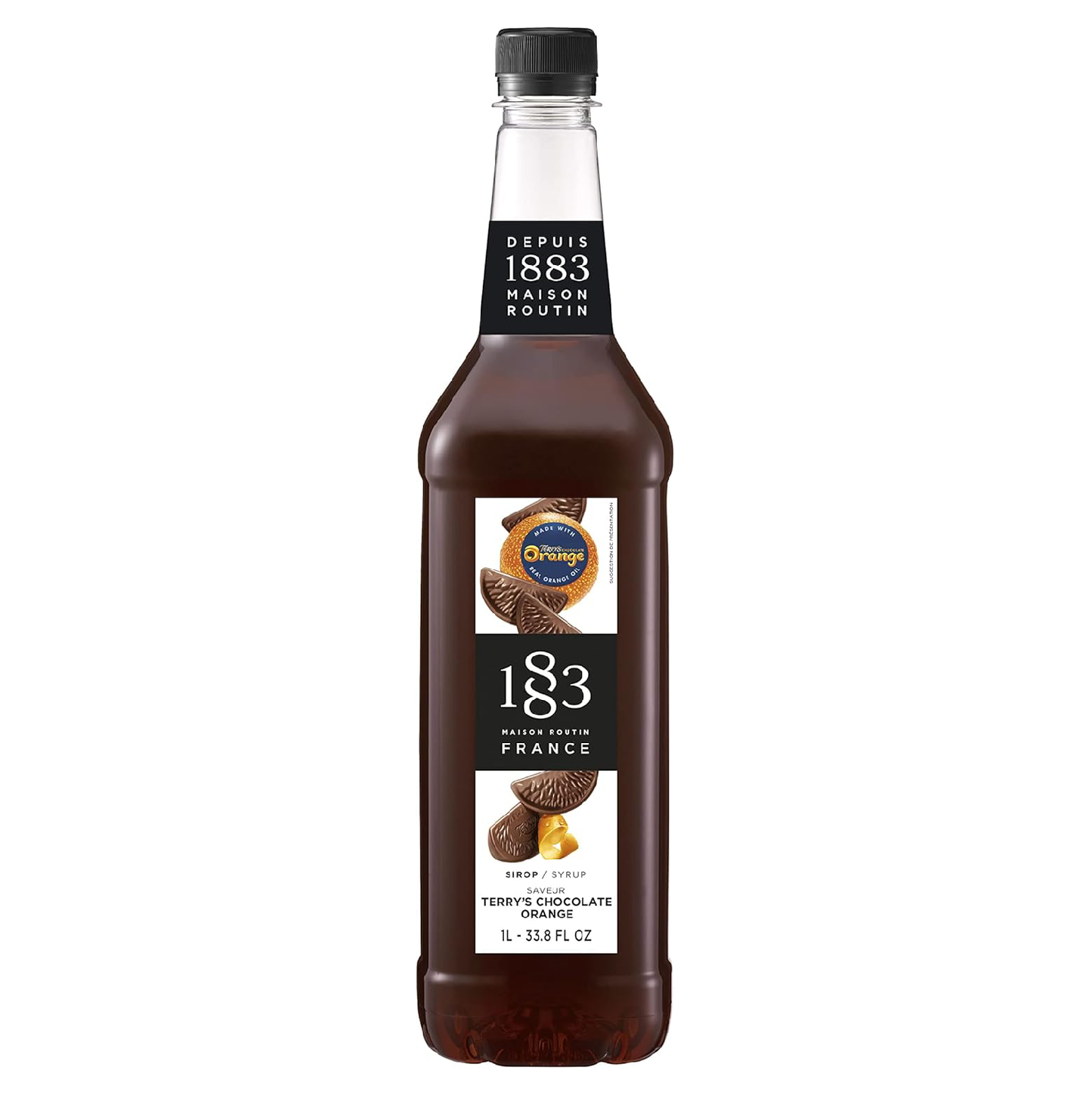 Premium Terry's Chocolate Orange Syrup by 1883 Maison Routin - 1L