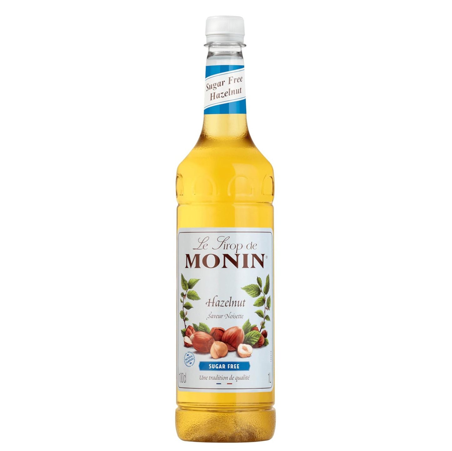 MONIN Premium Hazelnut Sugar Free Syrup 1L - Vegan Natural Coffee Syrup-ExpressCo